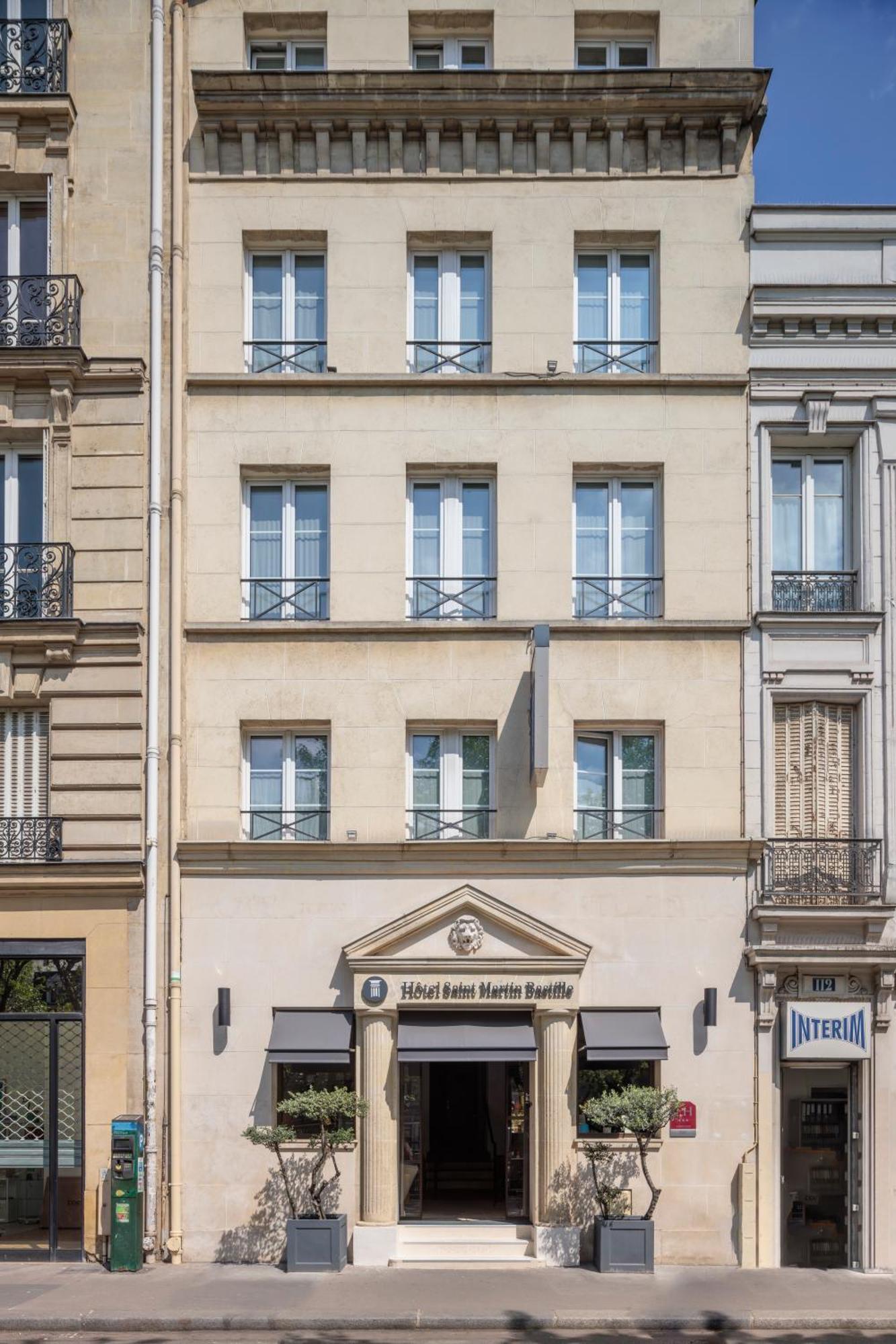 Hotel Saint Martin Bastille Paris Exterior foto